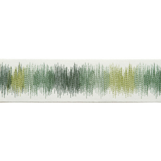 Melody - Lime by Europatex Designer Fabric Melody 100% Polyester China See Sample Horizontal: N/A and Vertical: N/A 3.00 inches  - Swanky Fabrics -
