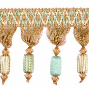 Mende Aquamarine by Europatex Designer Fabric