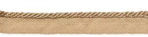 Le Lin Metallic Micro Cord Copper by Europatex Designer Fabric