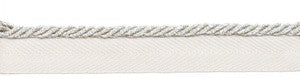 Le Lin Metallic Micro Cord Ice by Europatex Designer Fabric