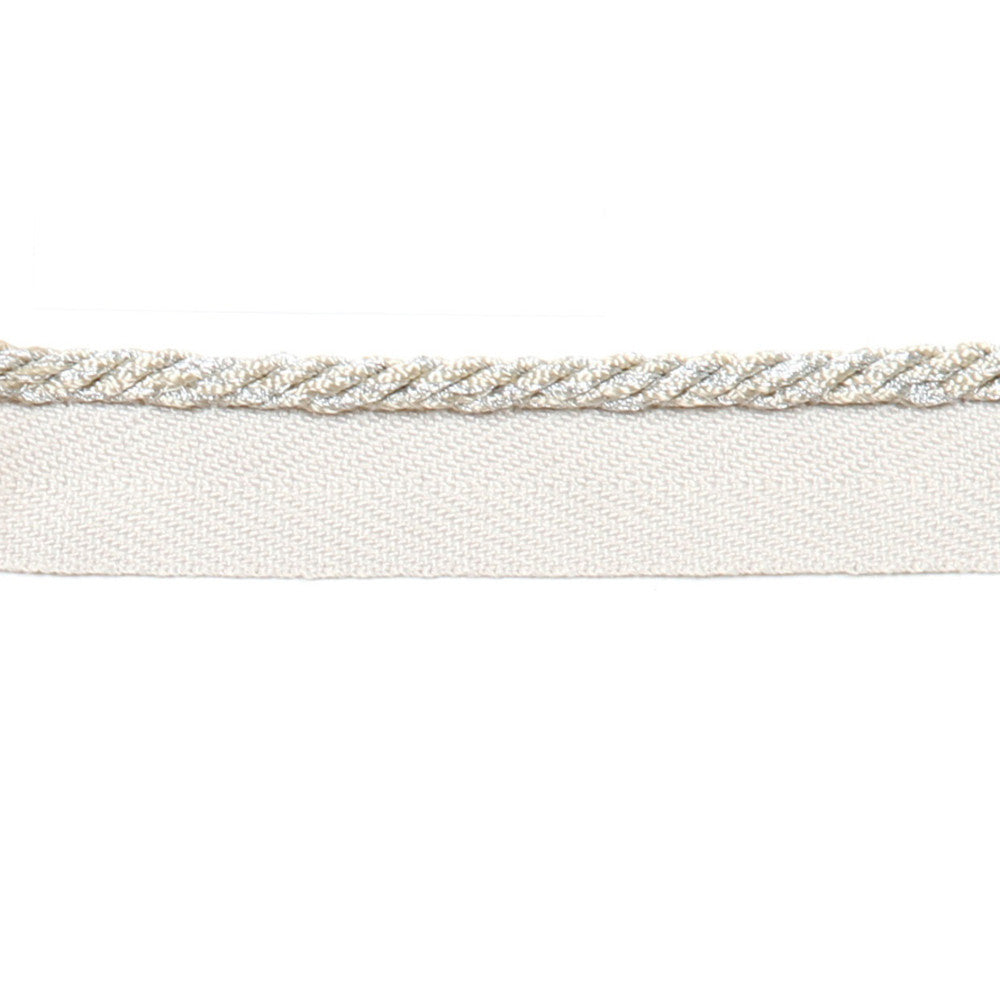 Le Lin Metallic Micro Cord Silver by Europatex Designer Fabric Le Lin 42% Fibranne, 33% Rayon, 25% Metallic yarns 0.13 inches - Swanky Fabrics -