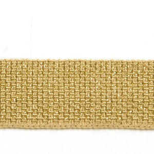 Le Lin Metallic Micro Tape Copper by Europatex Designer Fabric