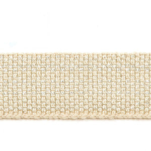 Le Lin Metallic Micro Tape Porcelain by Europatex Designer Fabric