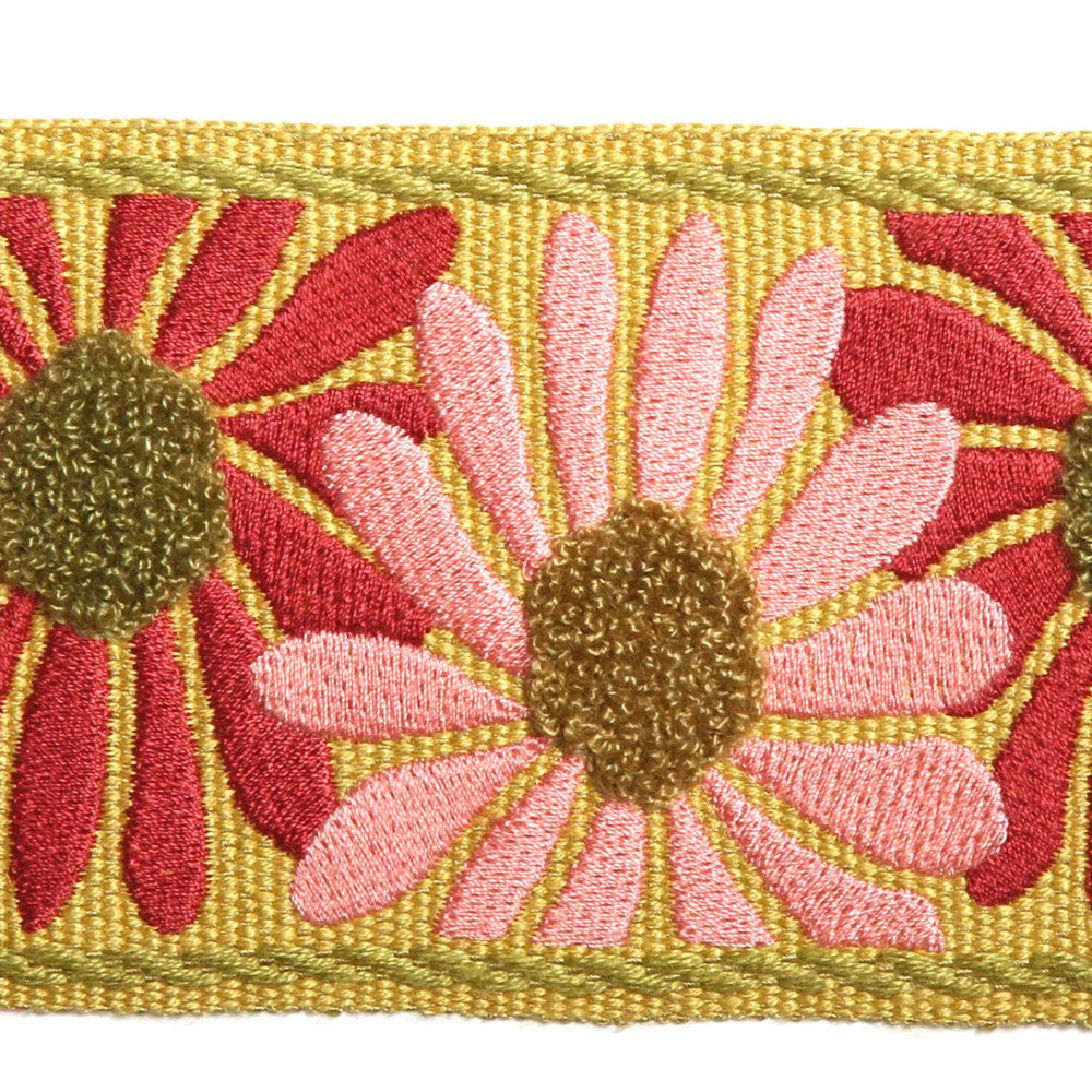 Milazzo Blossom by Europatex Designer Fabric San Marino 45% Linen, 23% Fibranne, 17% Acrylic yarns, 15% Polyester 3.50" 2.90 inches - Swanky Fabrics -