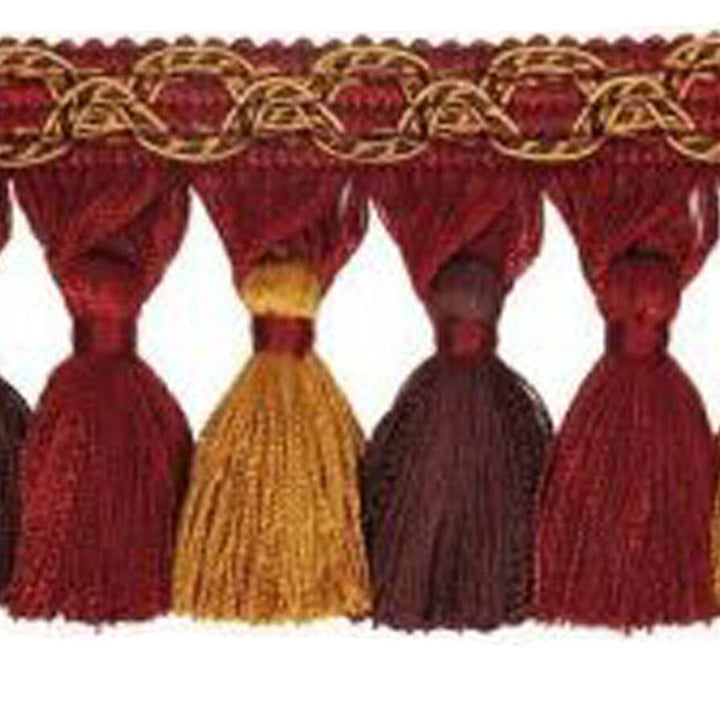 Mondovi Nutmeg by Europatex Designer Fabric Canali 50% Polyester, 50% Rayon 3.50 inches - Swanky Fabrics -