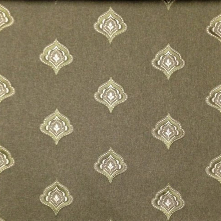 Murphy 5032 Olive by Europatex Designer Fabric Murphy 100% Polyester 6.7" H, 9.5" V 55.00 inches - Swanky Fabrics -