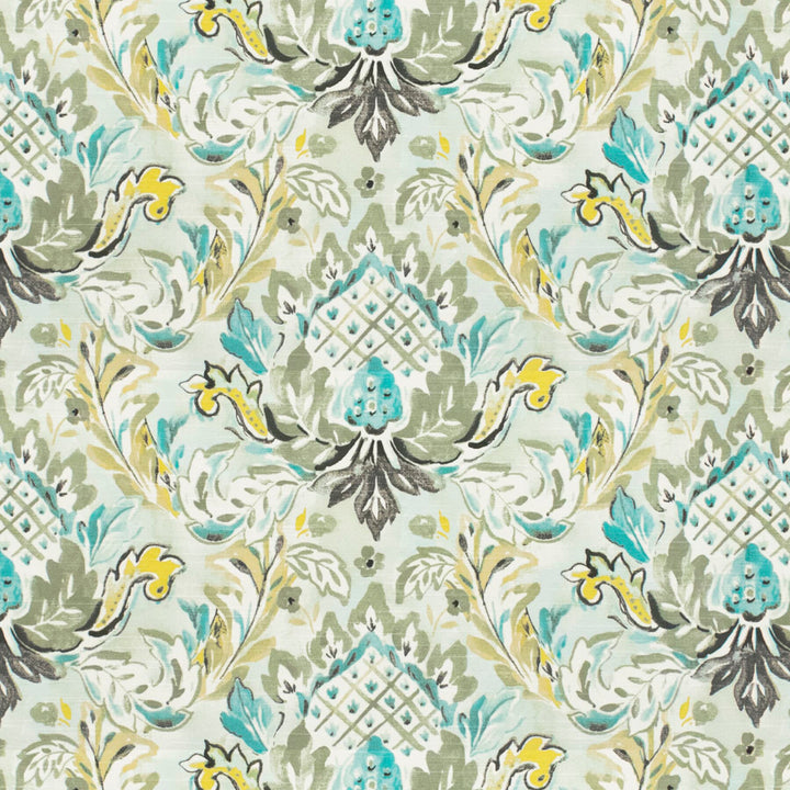 Nanuet 1 Caribbean by Stout Designer Fabric RAINBOW LIBRARY OPAL/PEACOCK 100%COT USA FLAME RETARDANT-U.F.A.C. CLASS 1 FLAME RETARDANT-N.F.P.A. 260A CLASS 1 CATB 117-2013 WYZENBEEK 15 000 DOUBLE RUB WEAR TEST (HEAVY DUTY) </p><p>Repeat: 13.5 54 in - Swanky Fabrics -