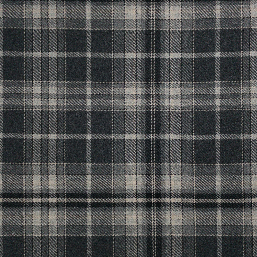 Nasby 1 Charcoal by Stout Designer Fabric RAINBOW LIBRARY STONE/CHARCOAL 40%WOL 35%POL 10%ACR 15%NYL INDIA PERFORMANCE RATED FABRIC CATB 117-2013 WYZENBEEK 30 000 DOUBLE RUB WEAR TEST (HEAVY DUTY) Horizontal: 13.500 and Vertical: 13.375 55 in - Swanky Fabrics -