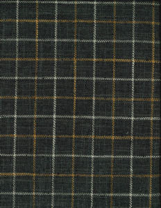 Nashville Charcoal 902 by Norbar Designer Fabric PRISM NEUTRALS 100% POLYESTER INDIA 2"V 2"H 54 - Swanky Fabrics -