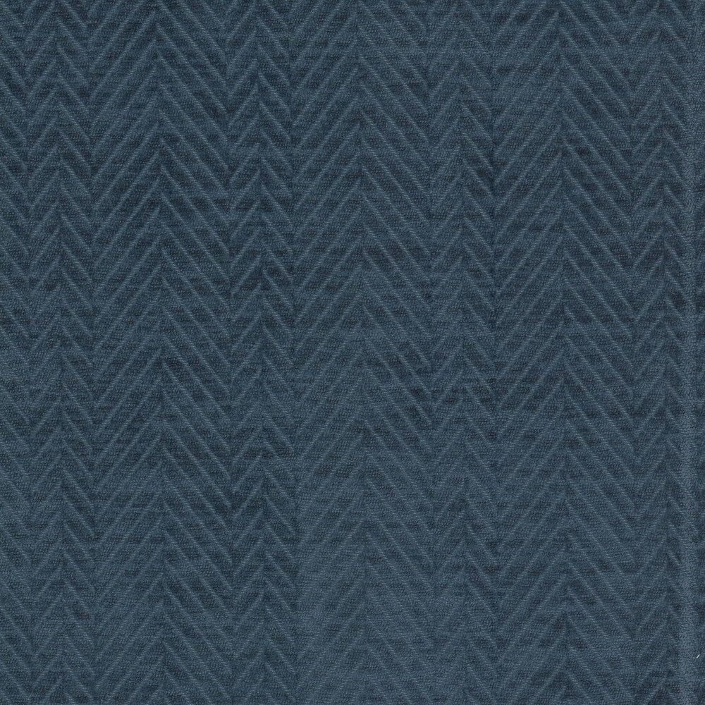 Nassau 2 Ocean by Stout Designer Fabric RAINBOW LIBRARY CADET/INDIGO 100%POL INDIA Horizontal: 3.500 and Vertical: 0.500 55 in - Swanky Fabrics -