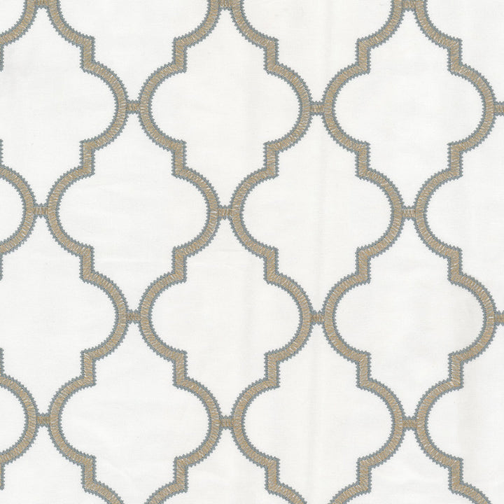 Nato 3 Sandstone by Stout Designer Fabric RAINBOW LIBRARY OATMEAL/STRAW 100%COT %VEMB INDIA Horizontal: 6.500 and Vertical: 7.375 52 in - Swanky Fabrics -