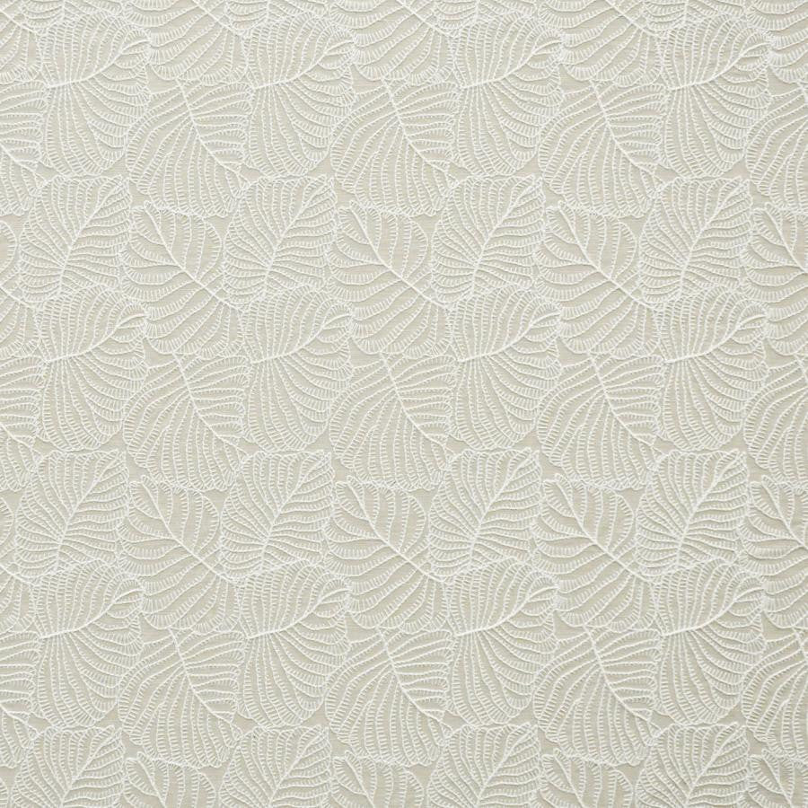 Nettle # 201 Latte by Maxwell Designer Fabric Color Theory-Vol.Vi Alabaster 55% COTTON/45% SPUN POLYESTER INDIA V-7.5"H-5.75" 54"EMB.52" - Swanky Fabrics -