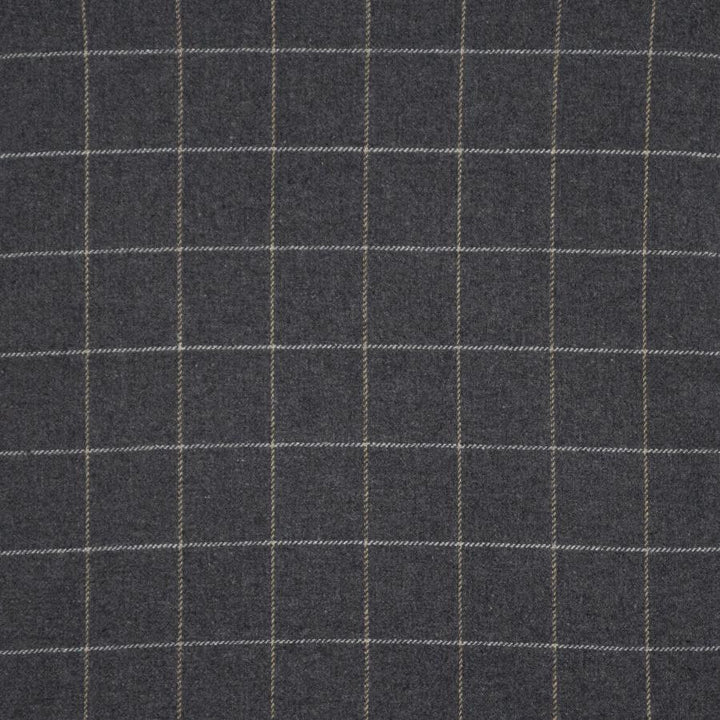 Norton # 414 Charcoal by Maxwell Designer Fabric Menswear Ii-Plaids & Checks 40% WOOL
35% POLYESTER
15% NYLON
10% ACRYLIC INDIA V-2" H-2" 54" - Swanky Fabrics -