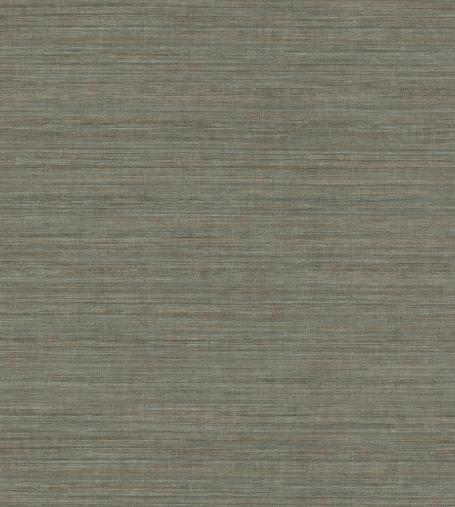 Tasar Silk Green Wallpaper by York Wallcoverings Designer Natural Digest Covers about 60.8 square feet 27-in by 27-ft long roll Unpasted 0 - Swanky Fabrics -