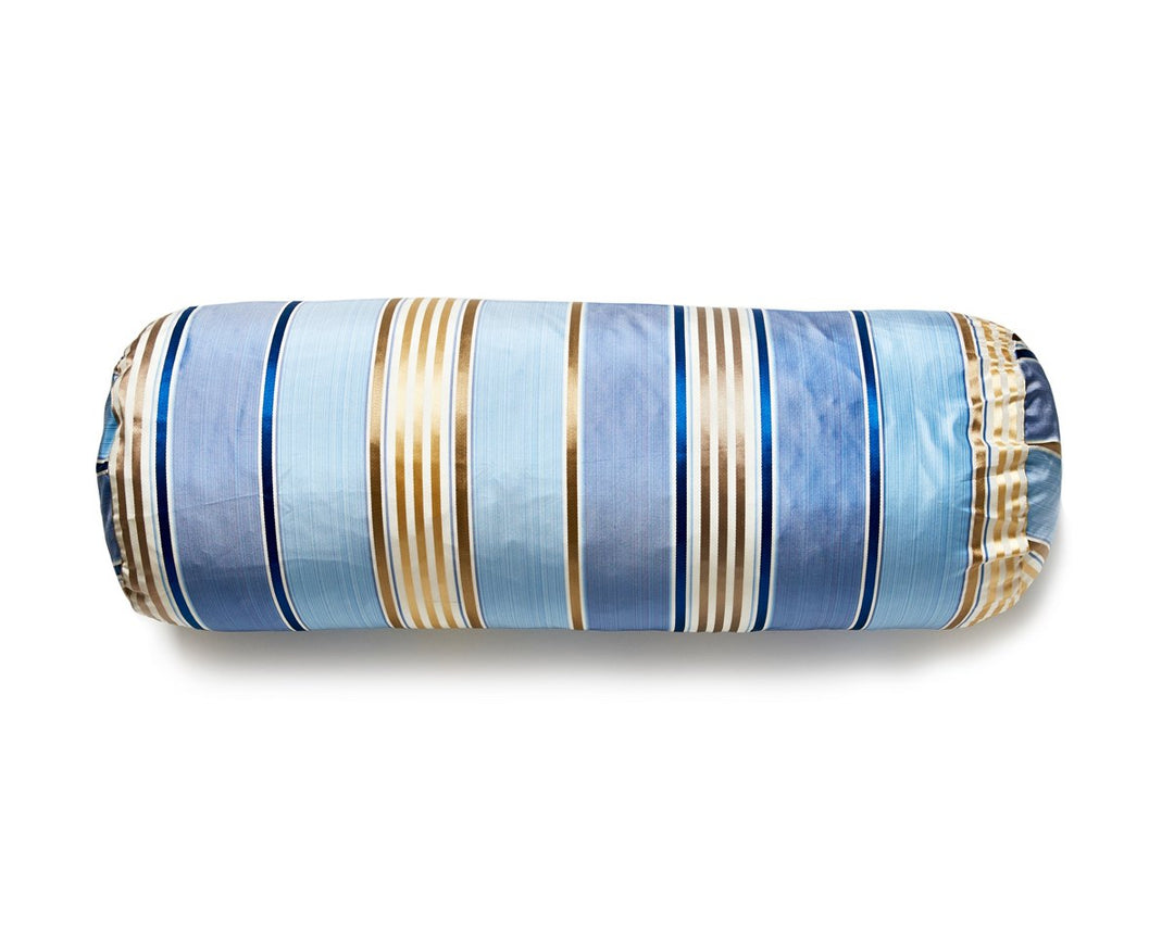 Charlotte Stripe Pillow 21 X 7 - Marine NDBADK61300002 by Scalamandre Designer Pillow