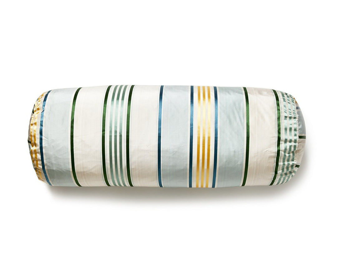Charlotte Stripe Pillow 21 X 7 - Celadon NDBADK61300003 by Scalamandre Designer Pillow