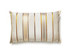 Charlotte Stripe Pillow 14 X 22 - Patina NDLBDK61300005 by Scalamandre Designer Pillow