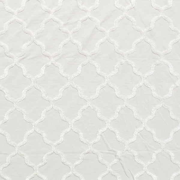 Astley Boucle/Ivory V973-001 by Old World Weavers Designer Fabric 51% COTTON 49% VISCOSE INDIA LIGHT DUTY Horizontal: 7.5" and Vertical: 6" 54" - Swanky Fabrics -