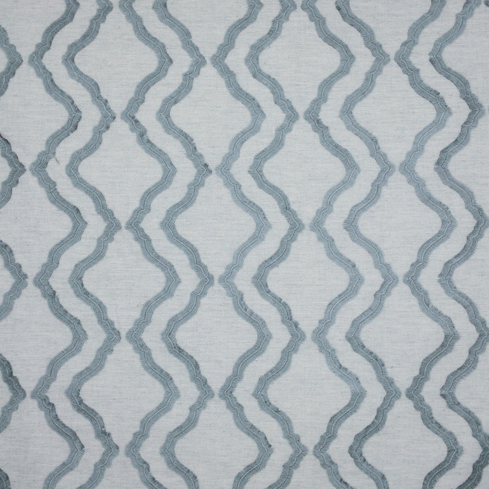 Nebula 2 Marine by Stout Designer Fabric COMFORTABLE LIVING BAHAMA/CARIBBEAN 81%POL 12%COT 7%LIN %VEMB INDIA Horizontal: 7.750 and Vertical: 4.500 54 in - Swanky Fabrics -