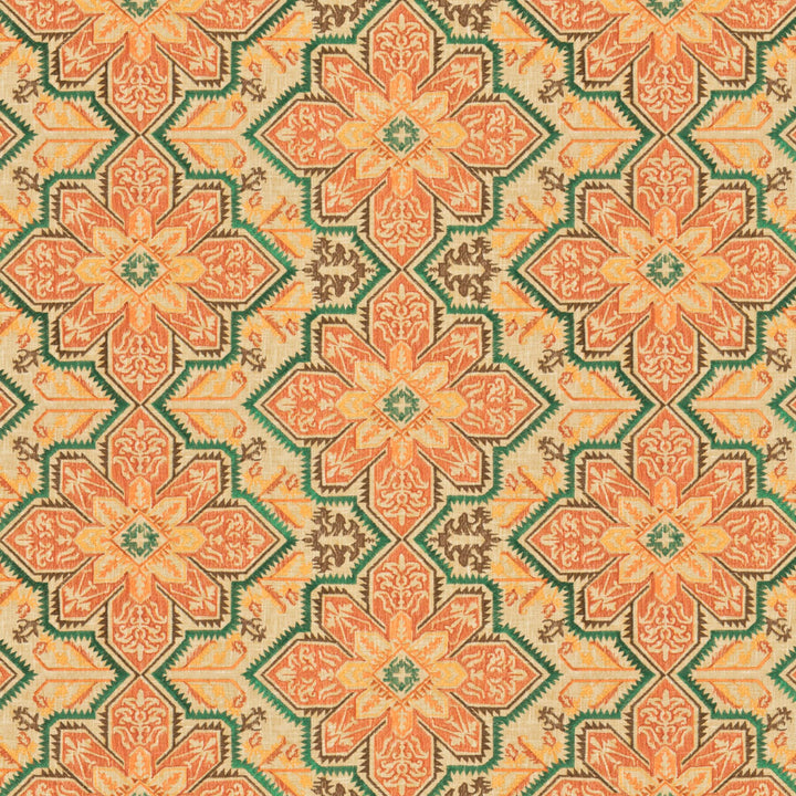 Neighbor 1 Sienna by Stout Designer Fabric RAINBOW LIBRARY SUNSET/SPICE 27%COT 73%POL %REMB INDIA CATB 117-2013 MARTINDALE WEAR TEST 7 000 CIRCULAR RUBS Horizontal: 9.25 and Vertical: 18 54 in - Swanky Fabrics -