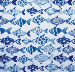 Nestor Blue by Norbar Designer Fabric