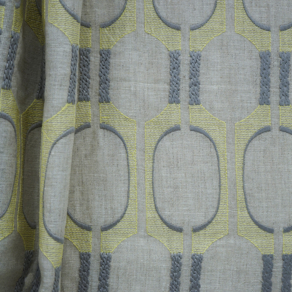 Network 71Sj101 by JF Designer Fabric JF Studio 100% Linen India Horizontal: 3.5 and Vertical: 8 54 - Swanky Fabrics -
