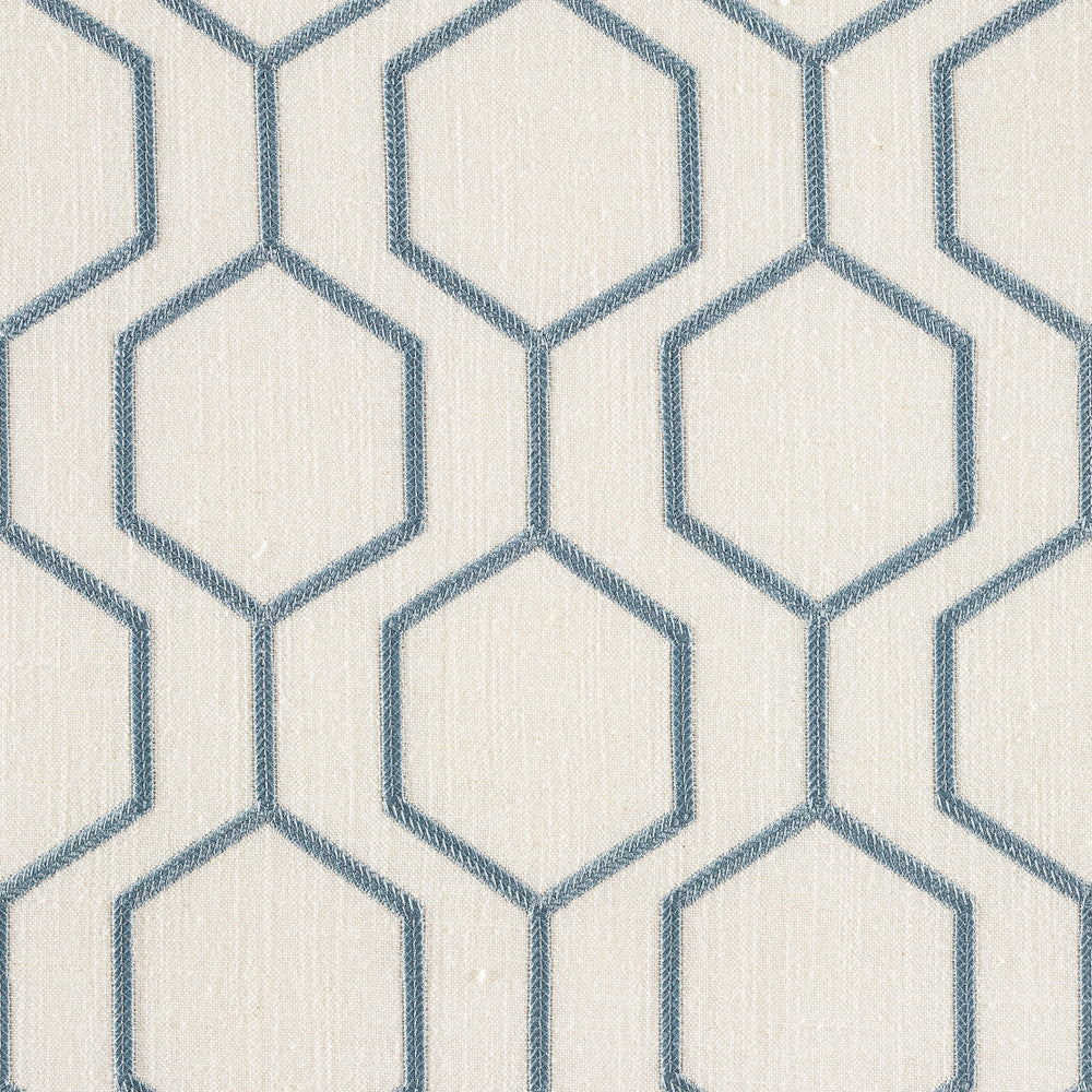 Newton Cream by Magnolia Designer Fabric - 20% Linen, 45% Viscose, 35% Polyester China Horizontal: 7.8 and Vertical: 7.8 50 - Swanky Fabrics -