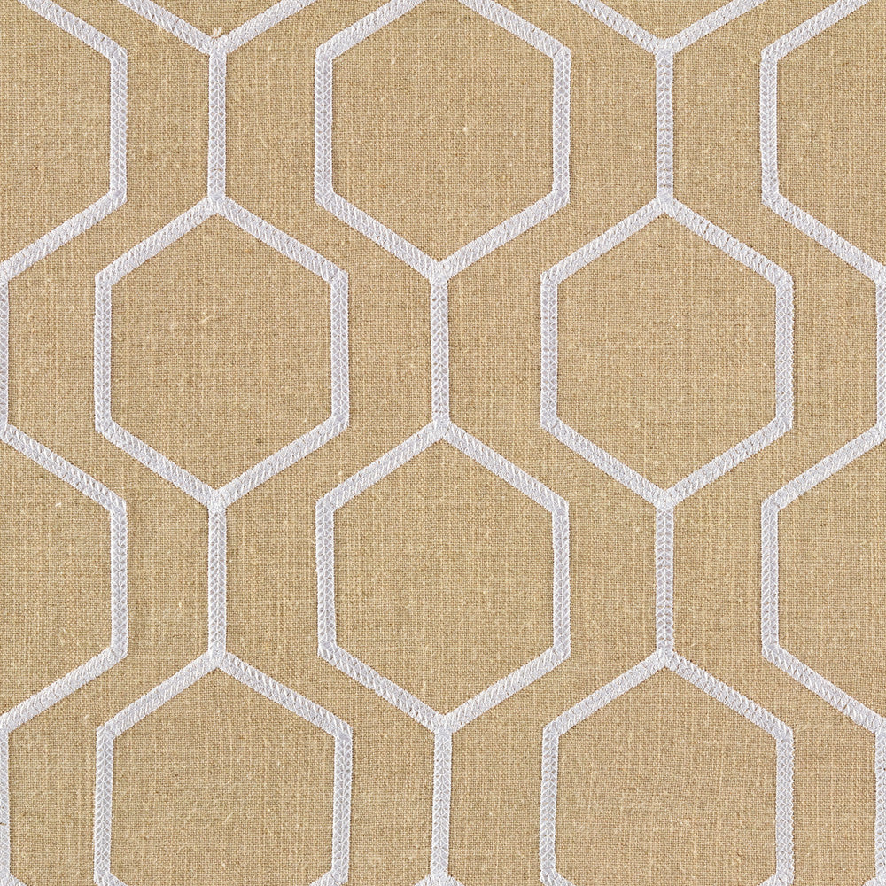 Newton Honey by Magnolia Designer Fabric - 20% Linen, 45% Viscose, 35% Polyester China Horizontal: 7.8 and Vertical: 7.8 50 - Swanky Fabrics -