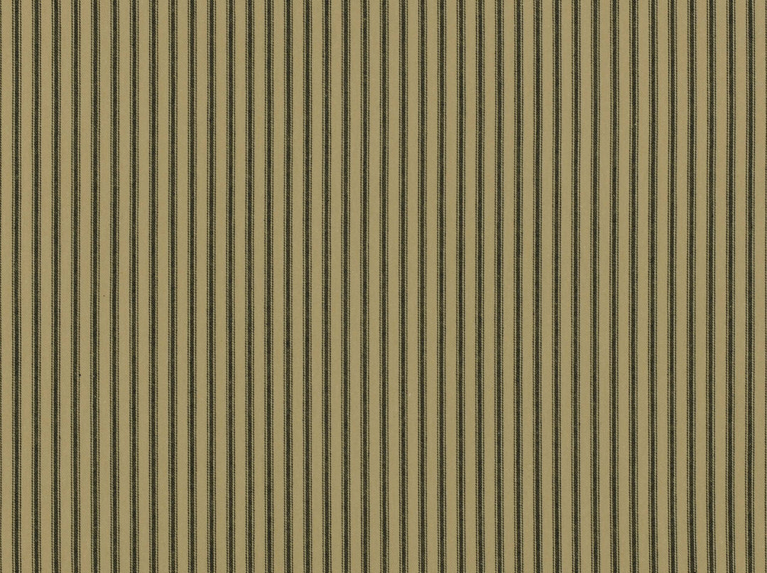 New Woven Ticking 196 Linen/Black by Covington Designer Fabric