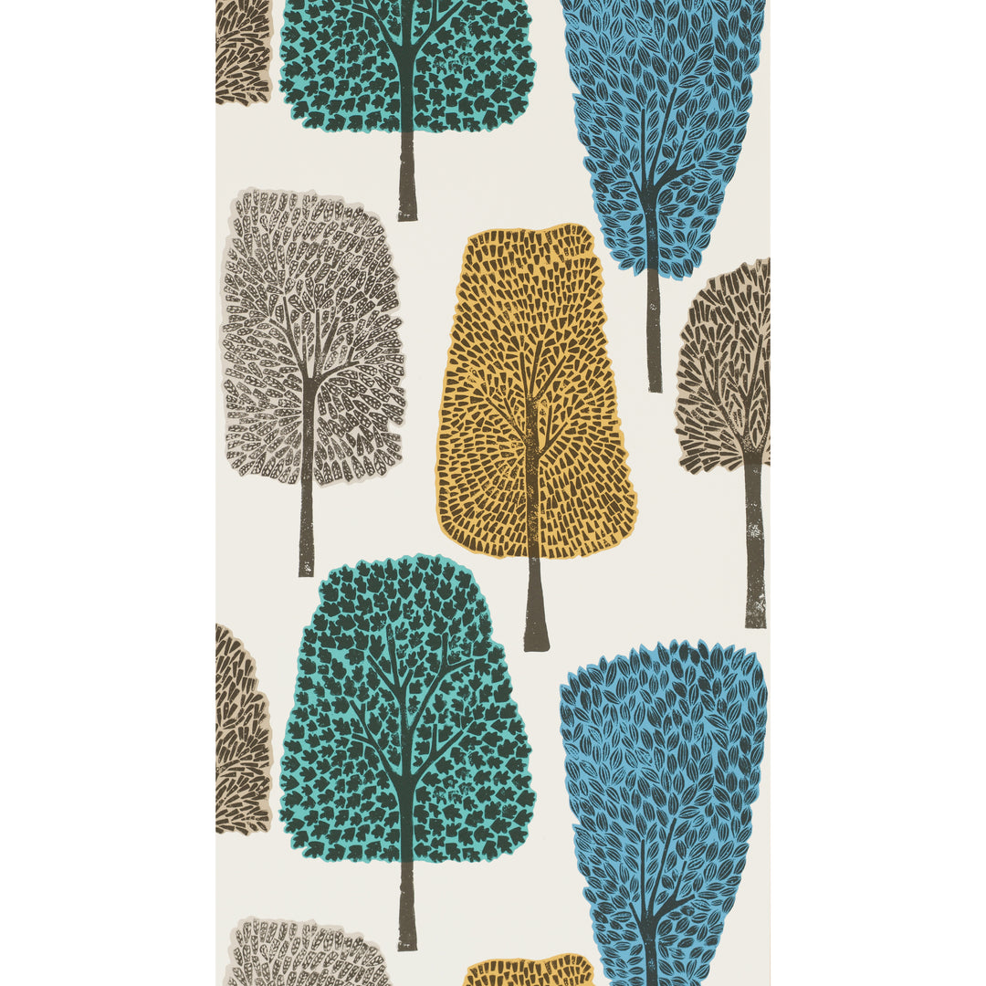 Cedar - Almond/Cobalt/Midnight NFIK111084.SCN.0 by Scion Designer Wallcovering