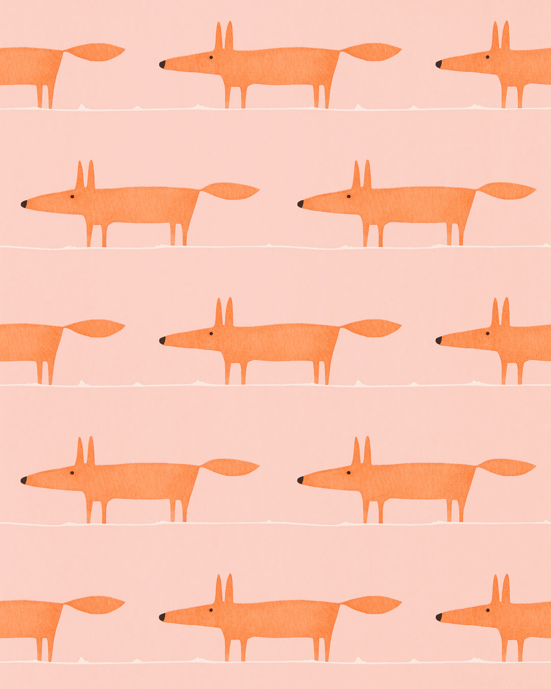 Midi Fox Wp - Milkshake/Rose NHAP112816.SCN.0 by Scion Designer Wallcovering