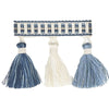 Nina Tassel Fringe 1 Cobalt by Stout Designer Trim