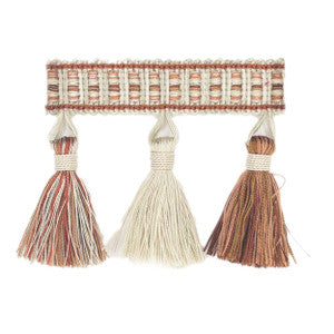 Nina Tassel Fringe 6 Poppy by Stout Designer Trim