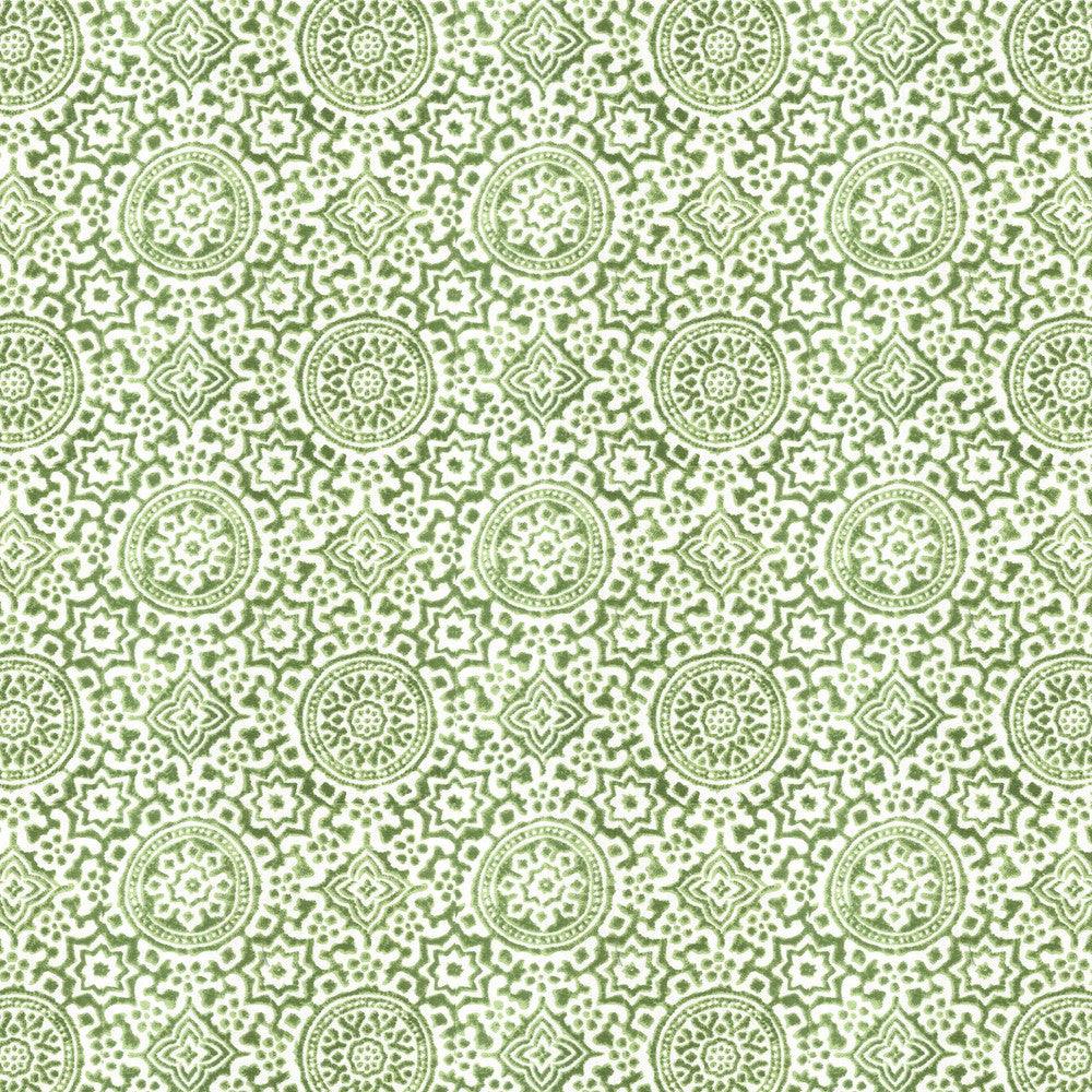 Nipomo 1 Fern by Stout Designer Fabric RAINBOW LIBRARY SPRING/EVERGREEN 100%COT INDIA Horizontal: 9.000 and Vertical: 8.500 56 in - Swanky Fabrics -