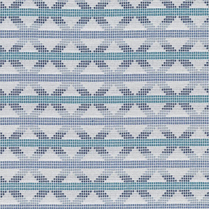Nixie 937 Gulfstream by Seaqual Designer Fabric Nixie 39% Recycled Post Consumer Polyester,34% Polyester,27% Seaqual Polyester 105,000 Double Rubs (Wyzenbeek) </p><p>Repeat: Horizontal: 2.5 in. (6.35 cm) across the roll and Vertical: 2.5 in. (6.35 cm) up the roll 55 in. (140 cm) - Swanky Fabrics -
