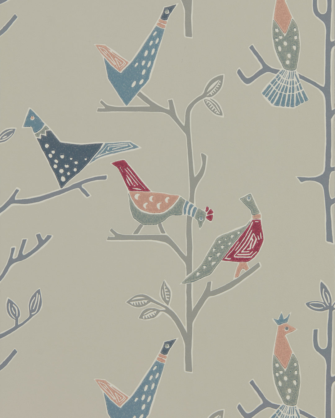Passaro - Rose/Steel NJAP111924.SCN.0 by Scion Designer Wallcovering
