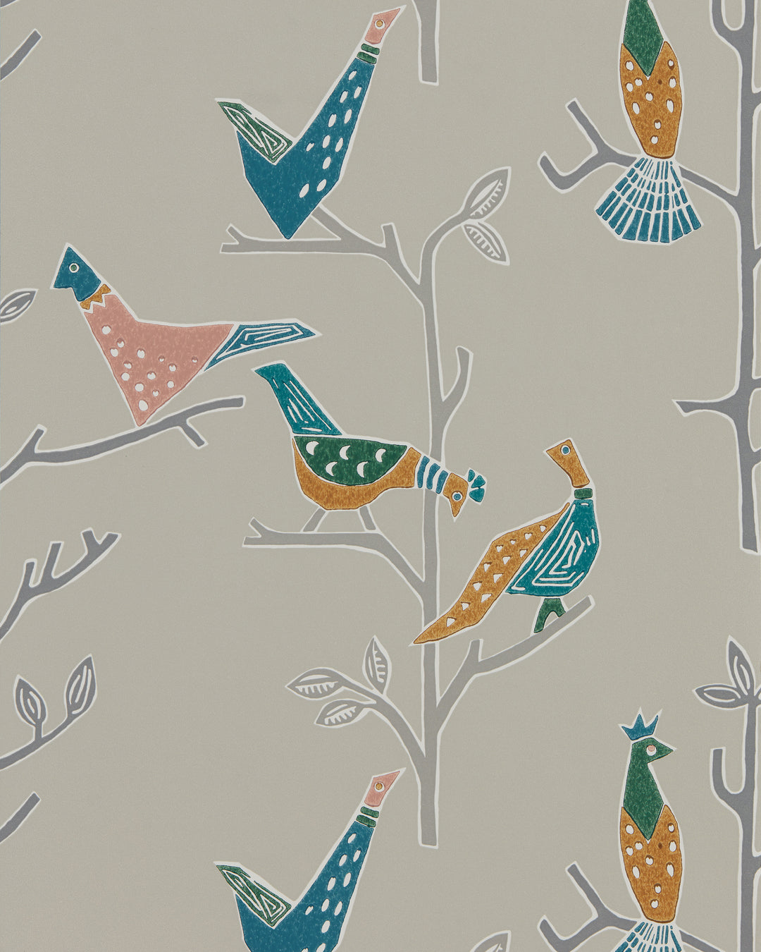 Passaro - Ginger/Teal NJAP111926.SCN.0 by Scion Designer Wallcovering