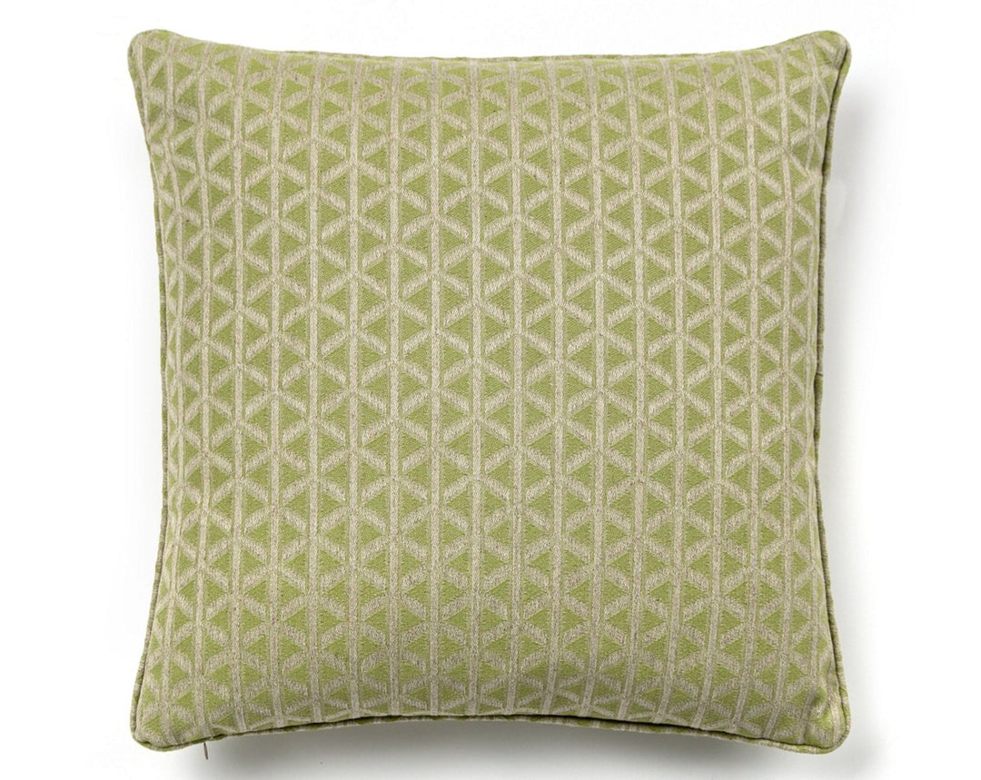 Cross Channel Pillow 22 X 22 - Spring Green NKCROSPILL0003 by Scalamandre Designer Pillow