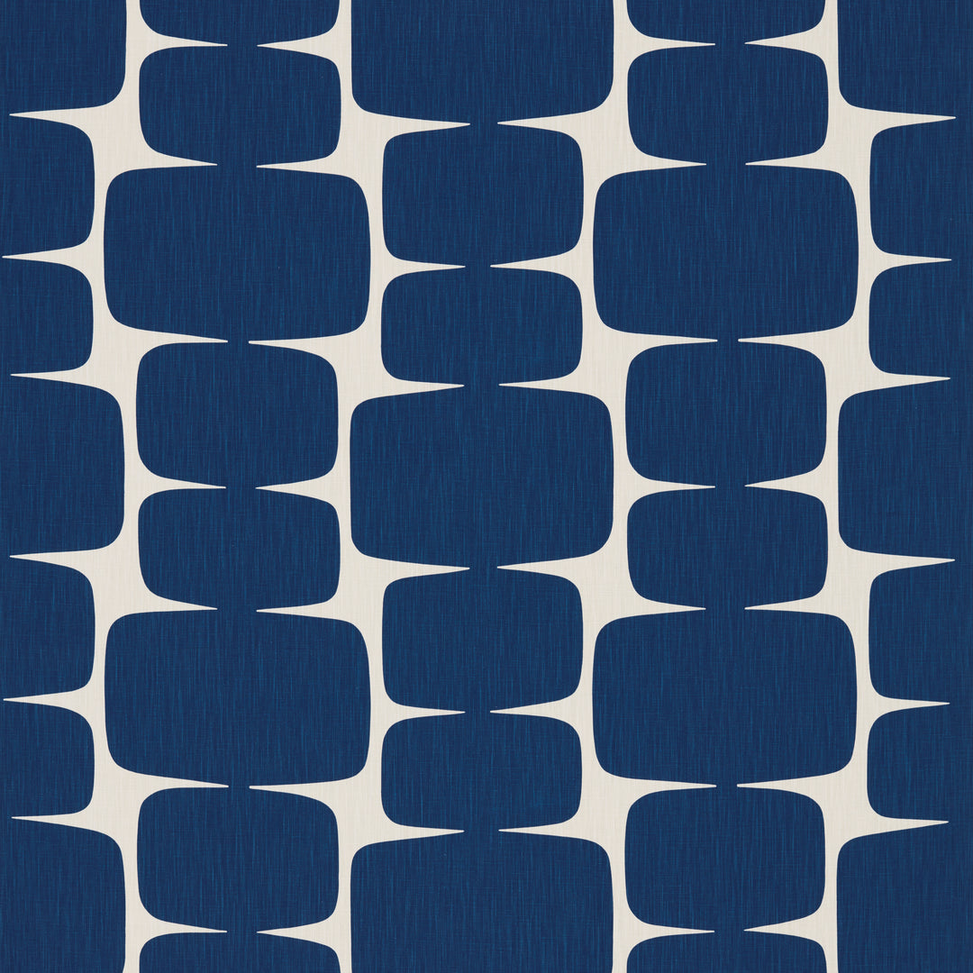 Lohko - Indigo/Jasmine NLOH120488.SCN.0 by Scion Designer Fabric