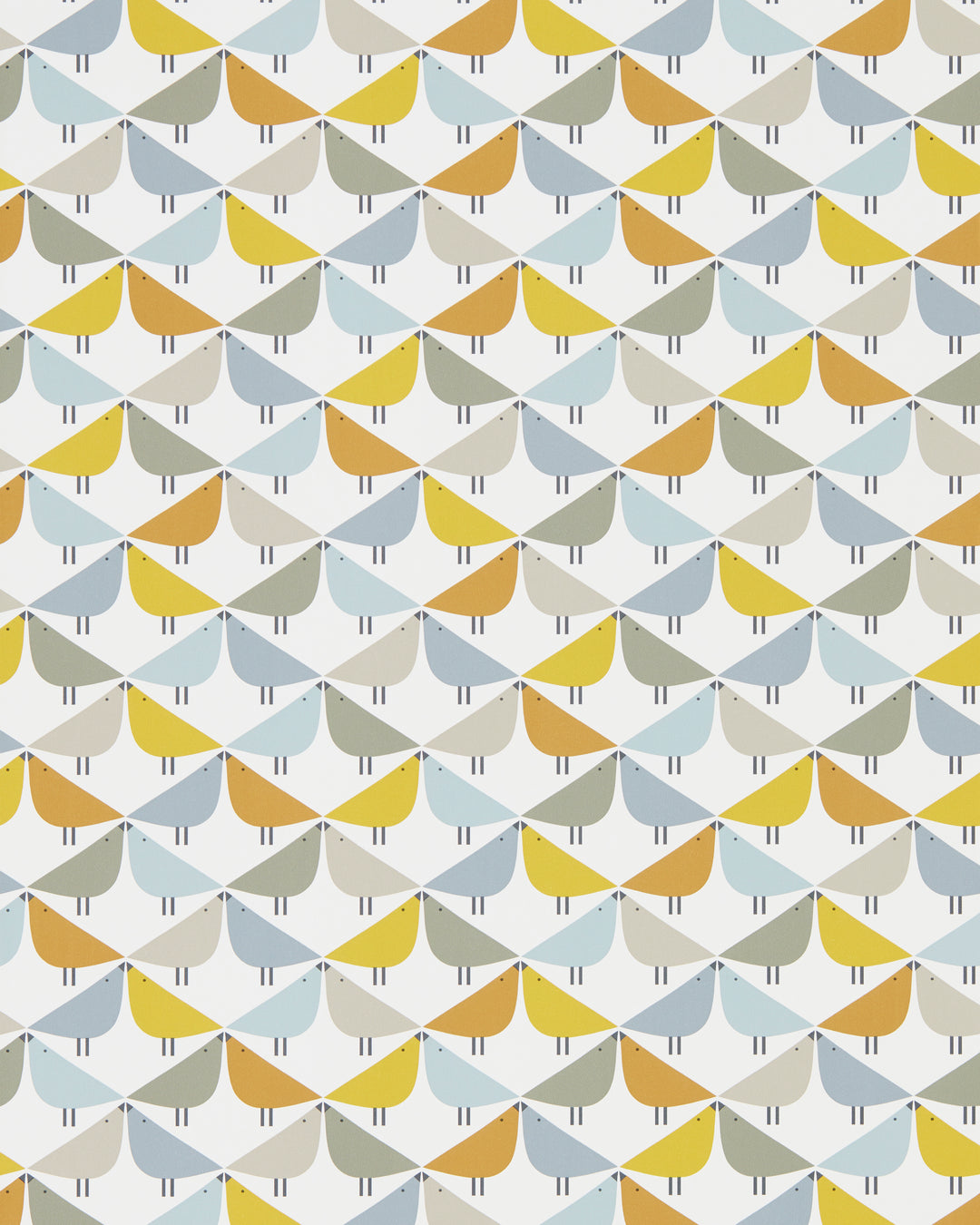 Lintu Wp - Dandelion/Butterscotch/Pebble NNOU111522.SCN.0 by Scion Designer Wallcovering