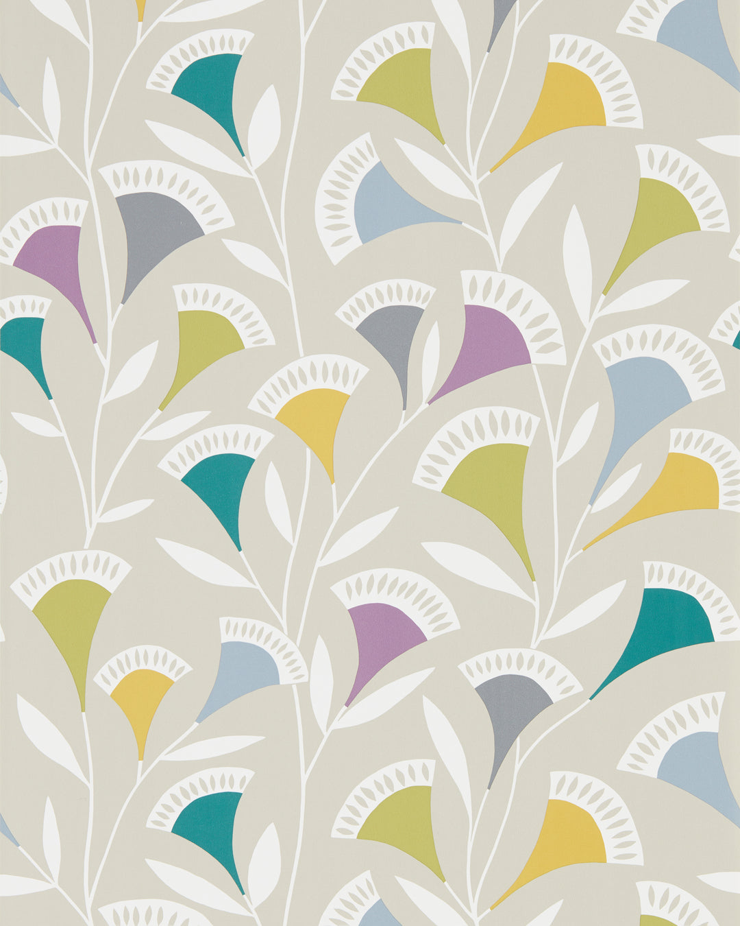 Noukku - Foxglove/Graphite/Forest NNOU111547.SCN.0 by Scion Designer Wallcovering