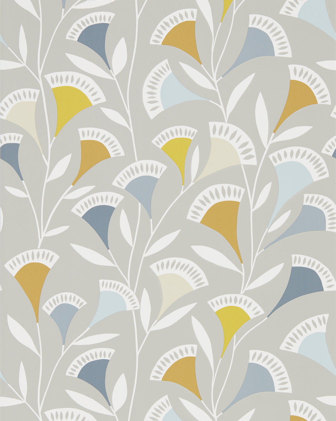 Noukku Wp - Dandelion/Butterscotch/Charcoal NNOU111549.SCN.0 by Scion Designer Wallcovering