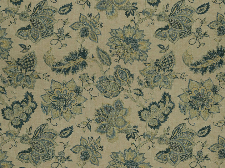 Noblesse Classic Navy Des 555 by Covington Designer Fabric our website for purchase 55% Linen/45% Viscose Korea 12000 Horizontal: 27" and Vertical: 24.75" 55" - Swanky Fabrics -