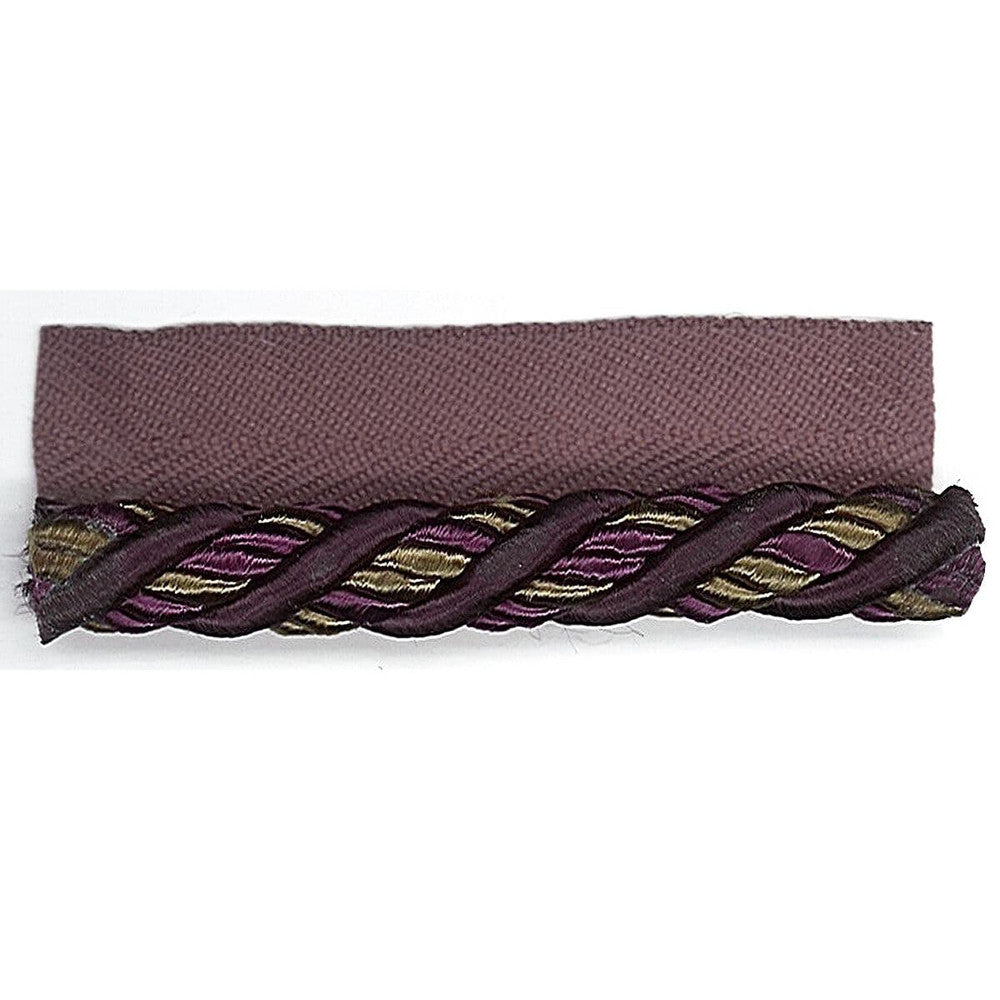 Nokar 1 Grape by Stout Designer Trim JUST CORDS 63%COT 37%SVI CHINA Horizontal: 0.000 and Vertical: 0.000 0.38 in - Swanky Fabrics -