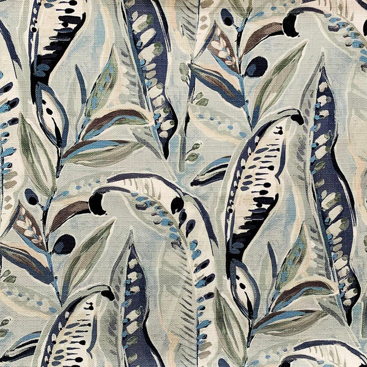 Nola Bluemist by Magnolia Designer Fabric - 100%Poly China 40000 Horizontal: 27.5 and Vertical: 24.5 54" - Swanky Fabrics -