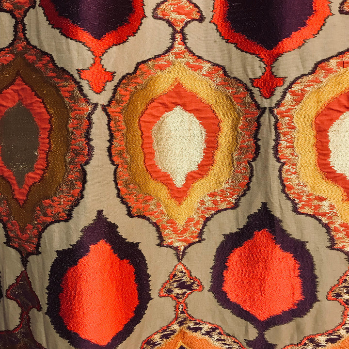 Nomad 43Sj101 by JF Designer Fabric JF Studio 45% Cotton, 29% Linen, 18% Viscose, 8% Polyester India Horizontal: 9.625 and Vertical: 31.5 54 - Swanky Fabrics -
