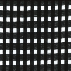 Normandy Black by Norbar Designer Fabric LINEN LITES 90% LINEN 10% NYLON CHINA 2"V 2"H 56 - Swanky Fabrics -
