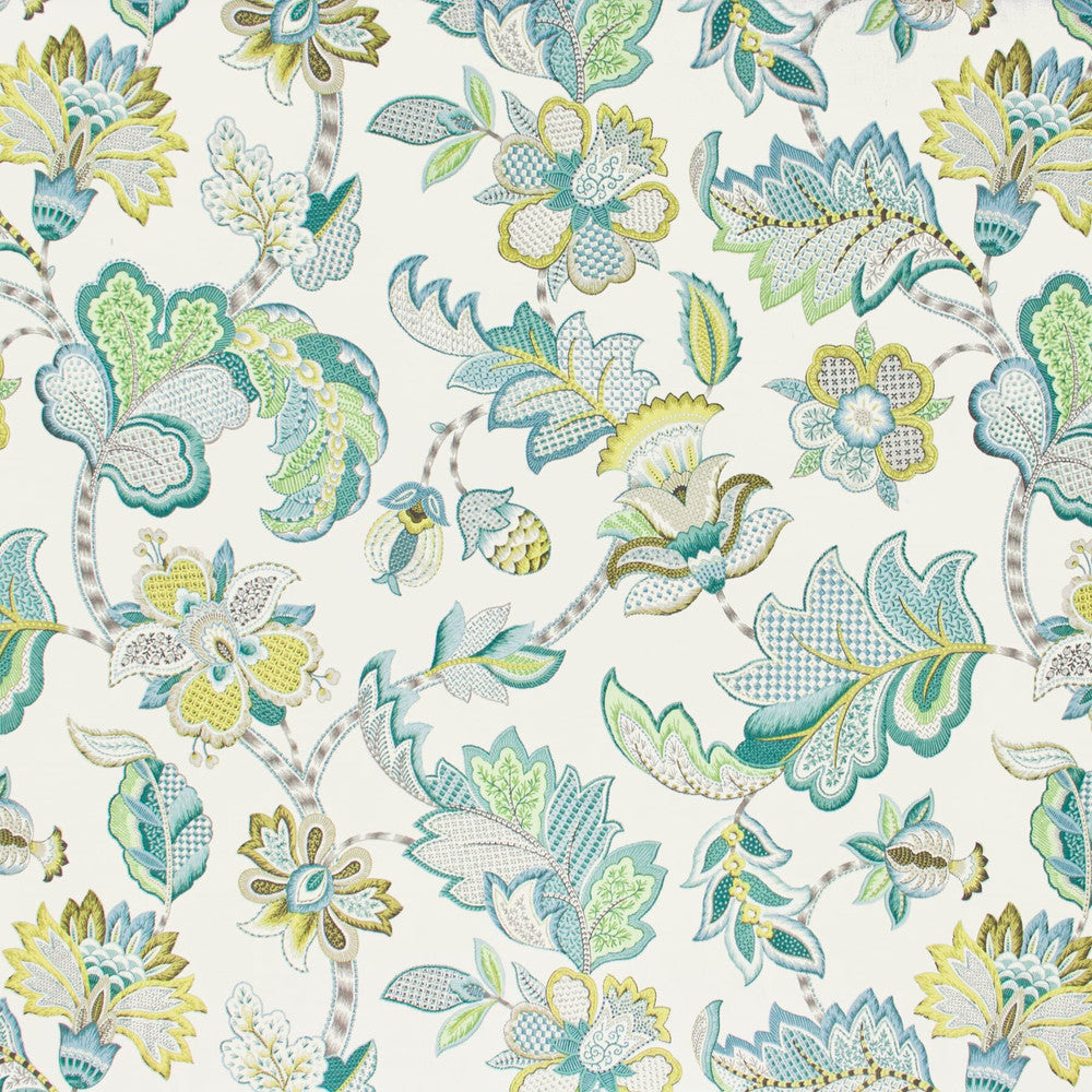 Noteworthy 2 Caribbean by Stout Designer Fabric RAINBOW LIBRARY SEASPRAY/ICECICLE 100%COT USA FLAME RETARDANT-U.F.A.C. CLASS 1 CATB 117-2013 WYZENBEEK 15 000 DOUBLE RUB WEAR TEST (HEAVY DUTY) Horizontal: 27 and Vertical: 25.25 54 in - Swanky Fabrics -
