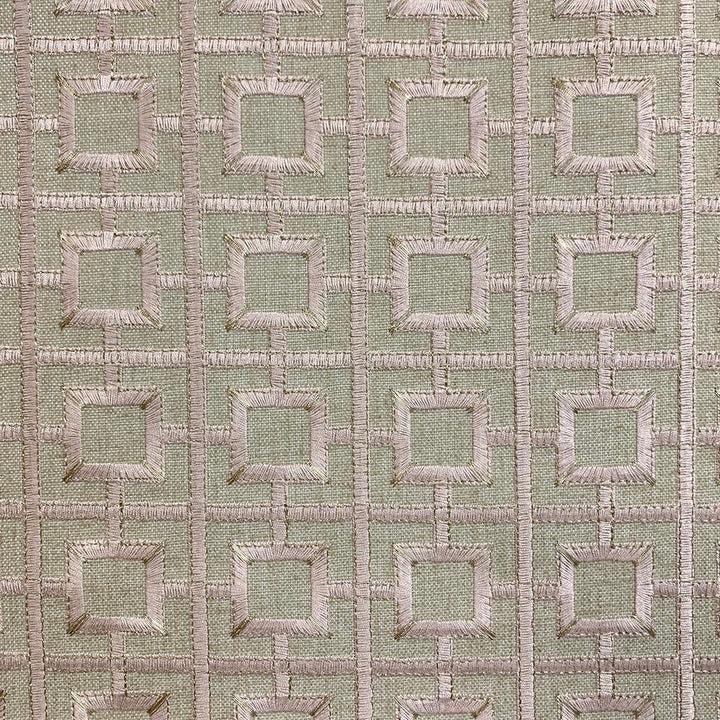 Notri Tea Rose by Magnolia Designer Fabric - 70% Poly, 30% Lin, Emb 82% Vis, 18% Poly India 72500 Horizontal: 2.25 and Vertical: 2 52 - Swanky Fabrics -