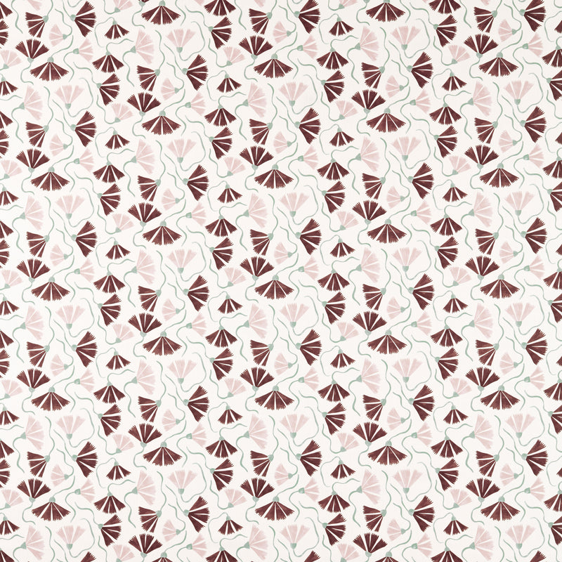 Fringed Poppy - Dusk Pink/Chestnut NSCD121334.SCN.0 by Scion Designer Fabric